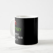 罪の証明いけなされたクリスマまでナイスイノセント コーヒーマグカップ (正面左)