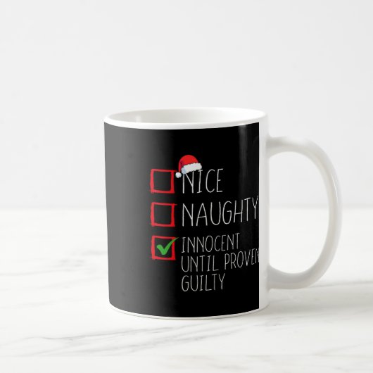 罪の証明いけなされたクリスマまでナイスイノセント コーヒーマグカップ (右)