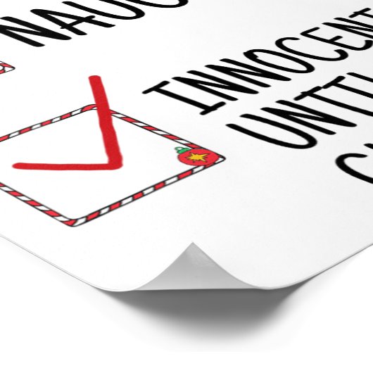 罪の証明いけなされたクリスマまでナイスイノセント ポスター (角)