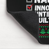 罪の証明いけなされたクリスマまでナイスイノセント マウスパッド (コーナー)