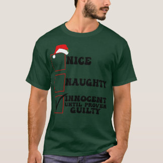 罪の証明いけなされたクリスマスまでナイスイノセント Tシャツ