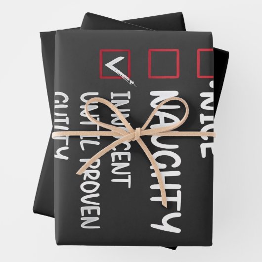 罪の証明いけなされたクリスマスまで良い無罪 ラッピングペーパーシート (インサイチュ)