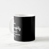 罪の証明を受けるまいけなでのクリスマスの良い無実 コーヒーマグカップ (正面左)