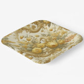 罪の金ゴールド – バロックフローラ枕 ペーパープレート (傾斜あり)