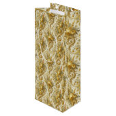 罪の金ゴールド – バロックフローラ ワインギフトバッグ (裏面アングル)
