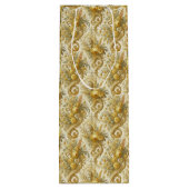 罪の金ゴールド – バロックフローラ ワインギフトバッグ (裏面)