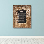 罪の顔 キャンバスプリント (インサイチュ (ウッドフロア))