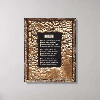 罪の顔 キャンバスプリント