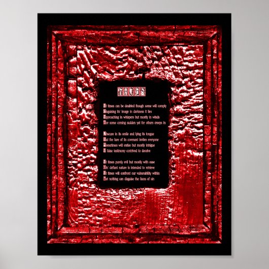 罪の顔 ポスター (正面)