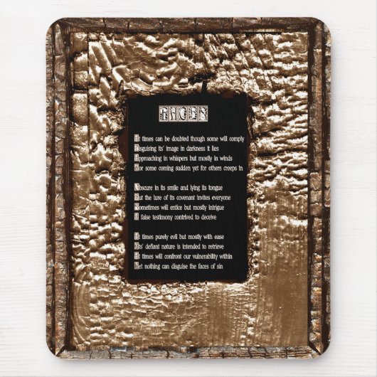 罪の顔 マウスパッド (正面)