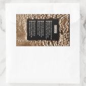 罪の顔 長方形シール (バッグ)