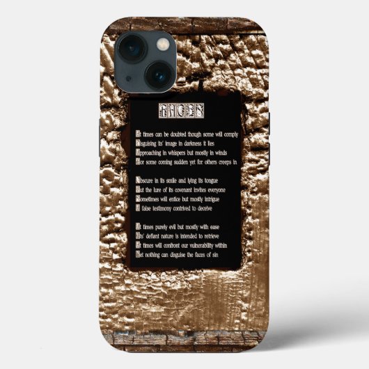 罪の顔 Case-Mate iPhoneケース (裏面)