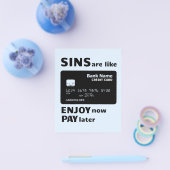 罪はクレジットカードのようなものだ チラシ (シングル)