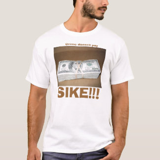 罪は支払いません Tシャツ