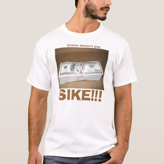 罪は支払いません Tシャツ (正面)
