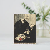 罪を犯した容疑者が問題を提起しようとする ポストカード (スタンド正面)