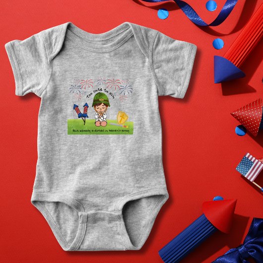 罪を犯すには可愛すぎる愛国軍の少年 ベビーボディスーツ