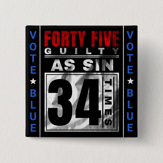 罪を犯す 缶バッジ (正面)