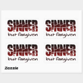 罪人だが許される 長方形シール (シート)