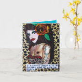 罪人とのNOTECARD-LAUGH カード (黄色い花)