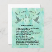 罪人の祈りの言葉 (正面/裏面)