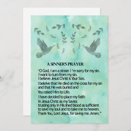 罪人の祈りの言葉 シーズンカード (正面/裏面)