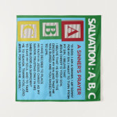 罪人の祈りの言葉 タペストリー (正面(横))