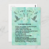 罪人の祈りの言葉 ポストカード (正面/裏面)