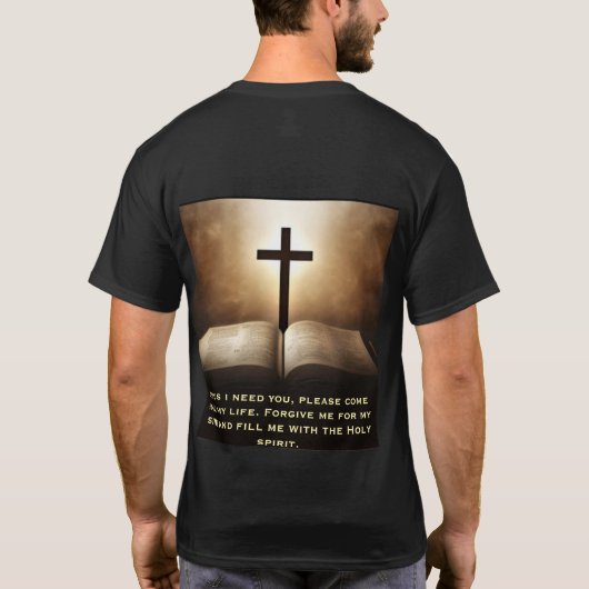 罪人の祈りTシャツ Tシャツ (裏面)