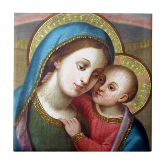 罪人の聖母の避難所 タイル (正面)