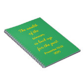 罪人の財力は正義のために蓄えてある。 ノートブック (右側)