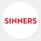 罪人 ラウンドシール (正面)