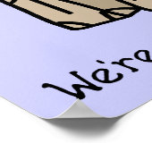 罪悪感おもしろいなポスター印で行くこと ポスター (角)