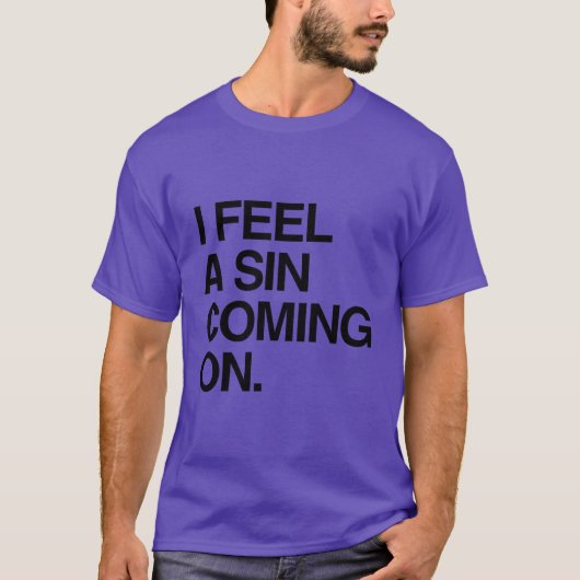 罪悪感が押し寄せてくる Tシャツ (正面)