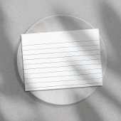 罫線のインデックス ノートカード