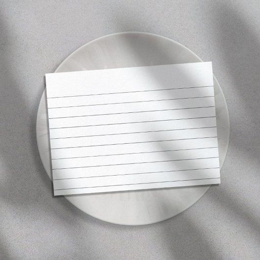 罫線のインデックス ノートカード