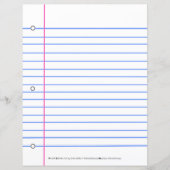 罫線入りの紙がなくなった？この普通紙にでも書いて (正面)