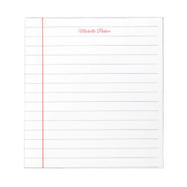 罫線入りの紙 プロフェッショナル プレーン ミニマル モダン ノートパッド