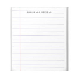 罫線紙　プロフェッショナル　プレーン　シンプル　ミニマリスト ノートパッド