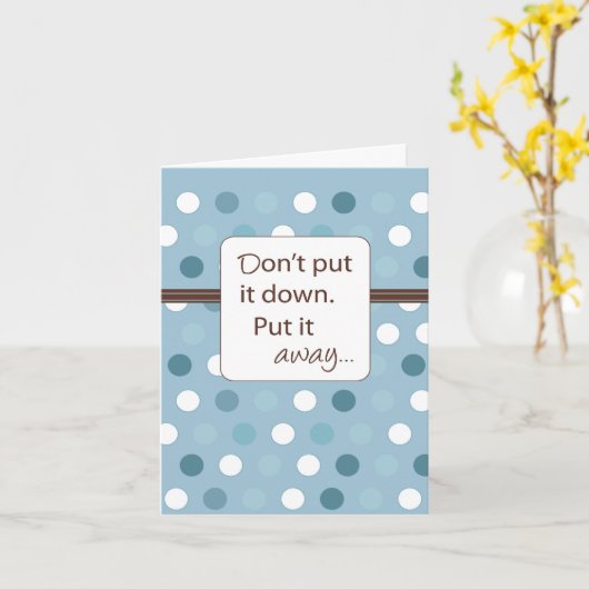 置かないで置遠くにけ。 カード (黄色い花)