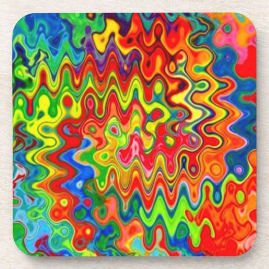 置かれる巻き毛色のコルクのコースター コースター (正面)