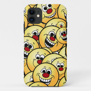 置かれるGrumpeysの幸せな顔 iPhone 11 ケース