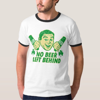 置き去りになるビール無し Tシャツ