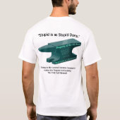 置き去りになる子供無し… Tシャツ (裏面)