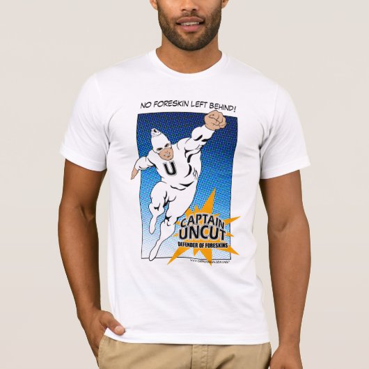 置き去りになるForeskin無し! 1 Tシャツ (正面)