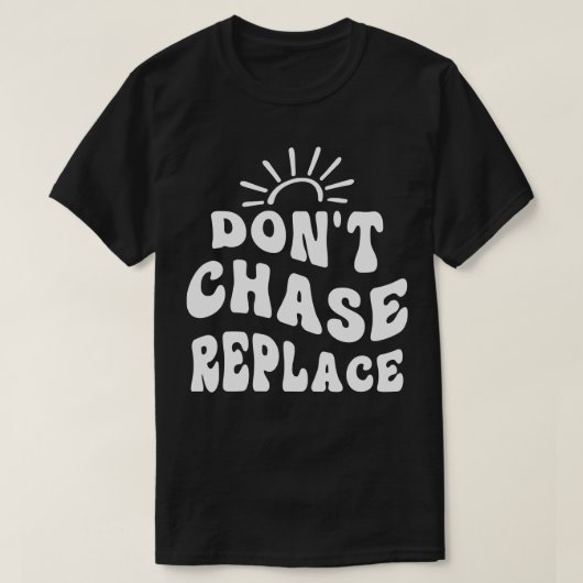 置き換えを追跡しない Tシャツ (デザイン正面)