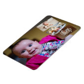 置パーソナライズされたカラフルき換えるイメージ マグネット (左側)