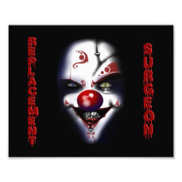 置換外科医 – 悪ピエロ フォトプリント           