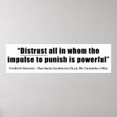 罰したいという衝動が強い人を疑う ポスター (正面)