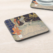 罰しますページ(色のlitho)を コースター (左側)